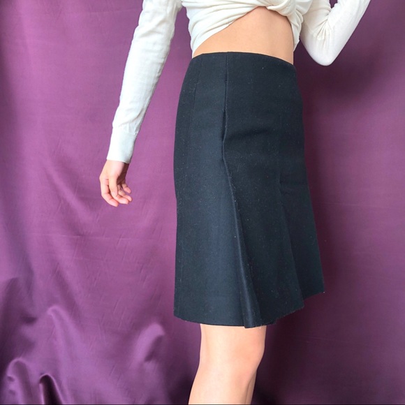 COS Dresses & Skirts - COS black wool skirt zipped back